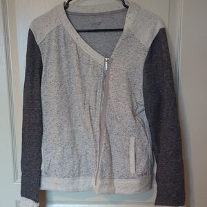 Calvin Klein Performance Gray and Cream Jacket